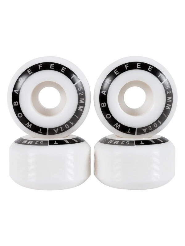 Two Bare Feet 52mm Classic Skateboard Wheels (102a) 3 Two Bare Feet 52mm Classic Skateboard Wheels (102a)