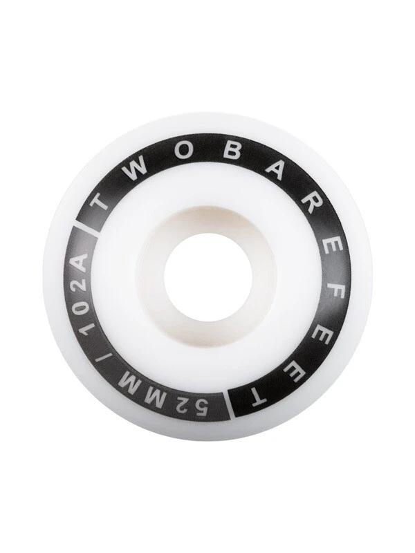 Two Bare Feet 52mm Classic Skateboard Wheels (102a) 4 Two Bare Feet 52mm Classic Skateboard Wheels (102a) - Image 2