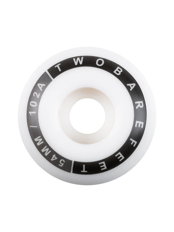 Two Bare Feet 54mm Classic Skateboard Wheels (102a) 4 Two Bare Feet 54mm Classic Skateboard Wheels (102a) - Image 2