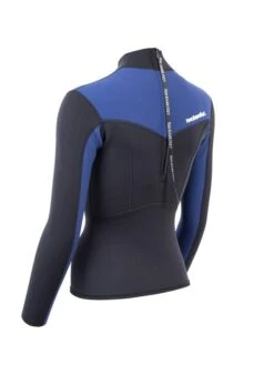 Two Bare Feet Womens Aspect Back Zip 2.5mm Wetsuit Jacket (Black/Blue) 13 Two Bare Feet Womens Aspect Back Zip 2.5mm Wetsuit Jacket (Black/Blue) -Dive Master Shop womens aspect back zip jacket black blue denim 4
