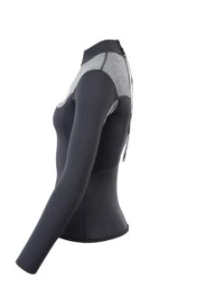 Two Bare Feet Womens Aspect Back Zip 2.5mm Wetsuit Jacket (Black/Grey) 12 Two Bare Feet Womens Aspect Back Zip 2.5mm Wetsuit Jacket (Black/Grey) -Dive Master Shop womens aspect back zip jacket black delta 3