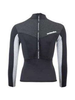 Two Bare Feet Womens Aspect Back Zip 2.5mm Wetsuit Jacket (Black/Grey/Grey) 14 Two Bare Feet Womens Aspect Back Zip 2.5mm Wetsuit Jacket (Black/Grey/Grey) -Dive Master Shop womens aspect back zip jacket black grey grey 5 1