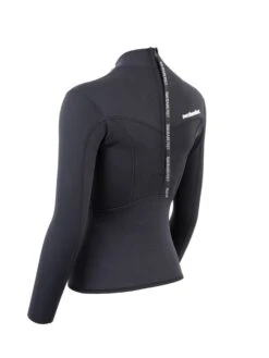 Two Bare Feet Womens Aspect Back Zip 2.5mm Wetsuit Jacket (Black) -Dive Master Shop womens aspect back zip jacket black 4