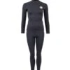 Two Bare Feet Womens Aspect Back Zip 2.5mm Wetsuit Jacket & Pants Set (Black) -Dive Master Shop womens aspect back zip jacket black vista pants 1