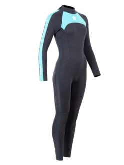 Two Bare Feet Flare 2.5mm Womens Superstretch Full Length Wetsuit (Mint) 18 Two Bare Feet Flare 2.5mm Womens Superstretch Full Length Wetsuit (Mint) -Dive Master Shop womens flare full mint 8