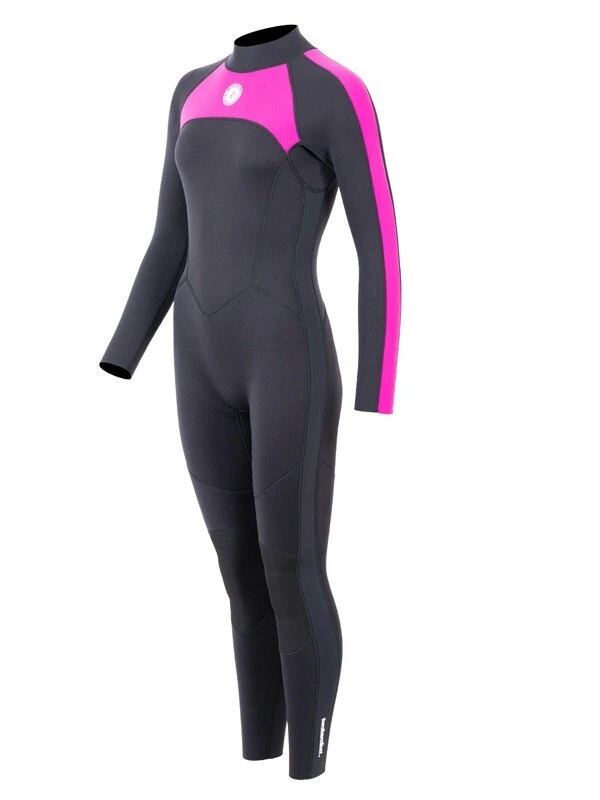 Two Bare Feet Flare 2.5mm Womens Superstretch Full Length Wetsuit (Raspberry) 4 Two Bare Feet Flare 2.5mm Womens Superstretch Full Length Wetsuit (Raspberry) - Image 2