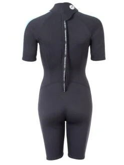 Two Bare Feet Flare 2.5mm Womens Superstretch Shorty Wetsuit (Mint) 15 Two Bare Feet Flare 2.5mm Womens Superstretch Shorty Wetsuit (Mint) -Dive Master Shop womens flare shorty mint 5
