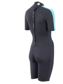 Two Bare Feet Flare 2.5mm Womens Superstretch Shorty Wetsuit (Mint) 16 Two Bare Feet Flare 2.5mm Womens Superstretch Shorty Wetsuit (Mint) -Dive Master Shop womens flare shorty mint 6