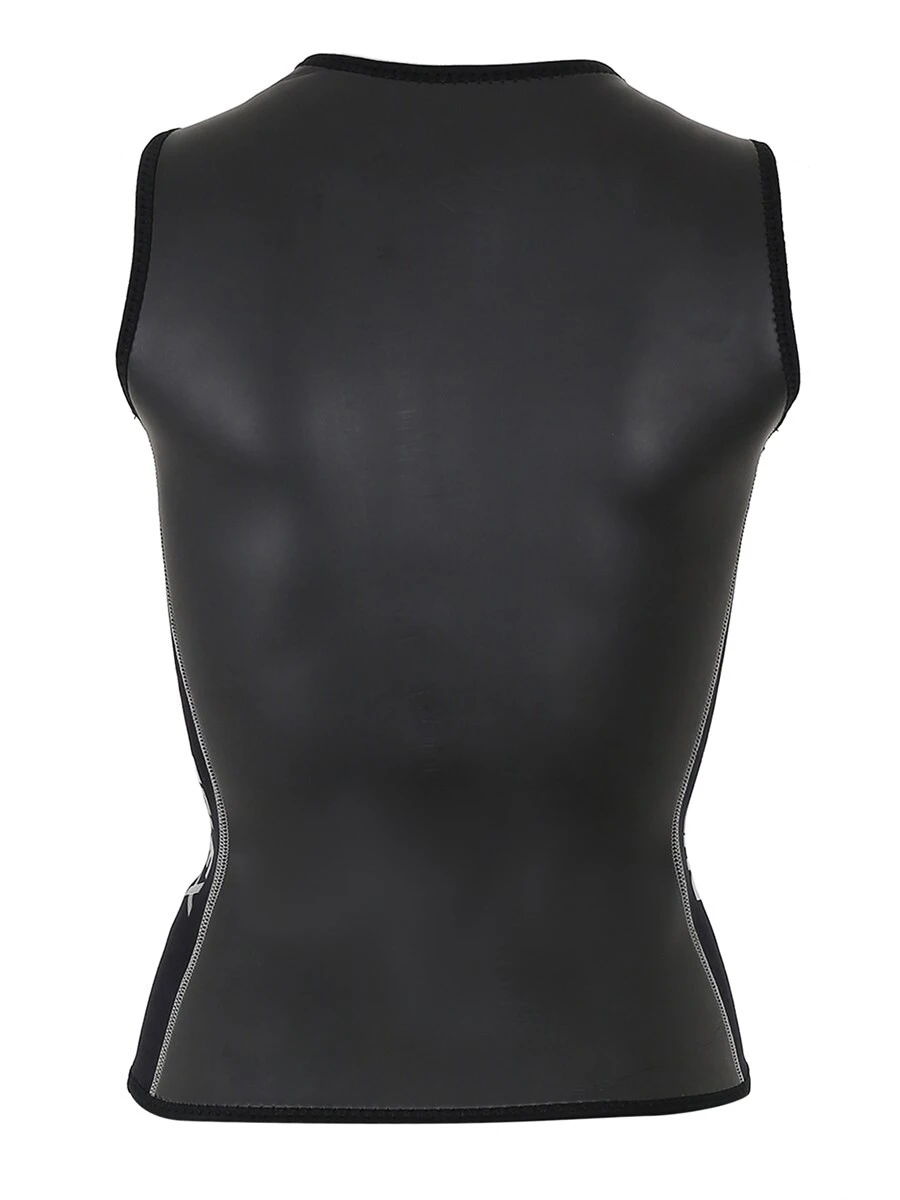 Two Bare Feet Womens Glideskin Sleeveless Wetsuit Jacket (Black) 4 Two Bare Feet Womens Glideskin Sleeveless Wetsuit Jacket (Black) - Image 2