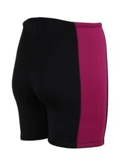 Two Bare Feet Womens Harmony 3mm Wetsuit Shorts (Black / Raspberry) -Dive Master Shop womens harmony 3mm wetsuit shorts black raspberry 6 1