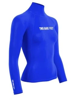 Two Bare Feet Unisex Long Sleeve Rash Vest (Blue) 15 Two Bare Feet Unisex Long Sleeve Rash Vest (Blue) -Dive Master Shop womens long sleeve blue 8