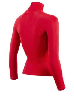 Two Bare Feet Unisex Long Sleeve Rash Vest (Red) 15 Two Bare Feet Unisex Long Sleeve Rash Vest (Red) -Dive Master Shop womens long sleeve red 6