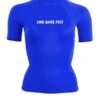 Two Bare Feet Unisex Short Sleeve Rash Vest (Blue) 1 Two Bare Feet Unisex Short Sleeve Rash Vest (Blue) -Dive Master Shop womens short sleeve blue 1