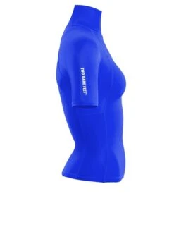 Two Bare Feet Unisex Short Sleeve Rash Vest (Blue) 16 Two Bare Feet Unisex Short Sleeve Rash Vest (Blue) -Dive Master Shop womens short sleeve blue 7