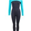 Two Bare Feet Thunderclap 2.5mm Womens Wetsuit (Aqua) 2 Two Bare Feet Thunderclap 2.5mm Womens Wetsuit (Aqua) -Dive Master Shop womens thunderclap full wetsuit aqua 1 2