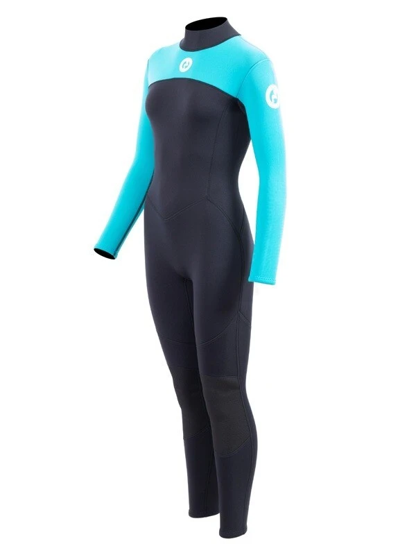Two Bare Feet Thunderclap 2.5mm Womens Wetsuit (Aqua) 4 Two Bare Feet Thunderclap 2.5mm Womens Wetsuit (Aqua) - Image 2
