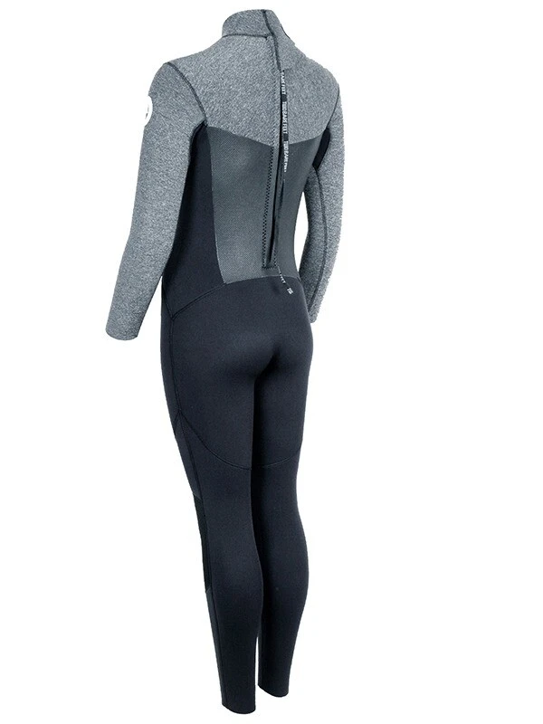 Two Bare Feet Thunderclap Pro 5/4mm Womens Winter Wetsuit (Black/Delta Grey) 6 Two Bare Feet Thunderclap Pro 5/4mm Womens Winter Wetsuit (Black/Delta Grey) - Image 4