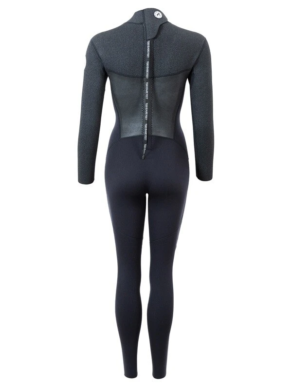Two Bare Feet Thunderclap Pro 3/2mm Womens Wetsuit (Black/Dark Grey) 7 Two Bare Feet Thunderclap Pro 3/2mm Womens Wetsuit (Black/Dark Grey) - Image 5
