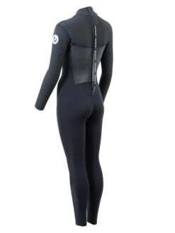 Two Bare Feet Thunderclap Pro 4/3mm Womens Winter Wetsuit (Black/Dark Grey) -Dive Master Shop womens thunderclap pro 4.3 grey 4