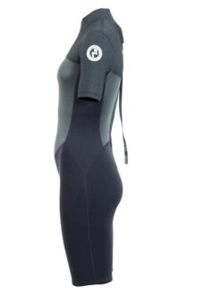 Two Bare Feet Thunderclap Pro 3/2mm Womens Shorty Wetsuit (Black/Dark Grey) 12 Two Bare Feet Thunderclap Pro 3/2mm Womens Shorty Wetsuit (Black/Dark Grey) -Dive Master Shop womens thunderclap pro shorty dark 3