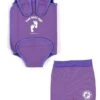 Essentials Baby Swim Kit - Wrap + Nappy Shorts (Lilac) -Dive Master Shop wrap nappy set lilac 01 1