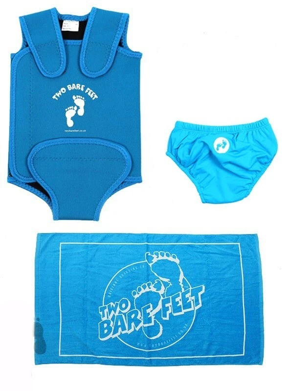 Deluxe Baby Swim Kit - Wrap + Swim Nappy + Towel (Aqua) 3 Deluxe Baby Swim Kit - Wrap + Swim Nappy + Towel (Aqua)