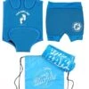 Premier Baby Swim Kit - Wrap + Nappy Shorts + Towel + Bag (Aqua) -Dive Master Shop wrap nappy towel bag aqua 1 2
