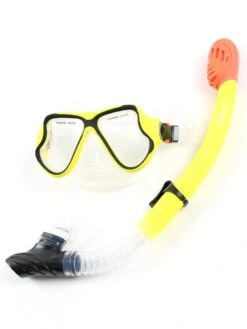 Dive Master Shop -Dive Master Shop xdive mask dry top 2pc yellow clear 02