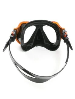 X-Dive Silicone Mask (Orange / Black) -Dive Master Shop xdive mask orange black 06